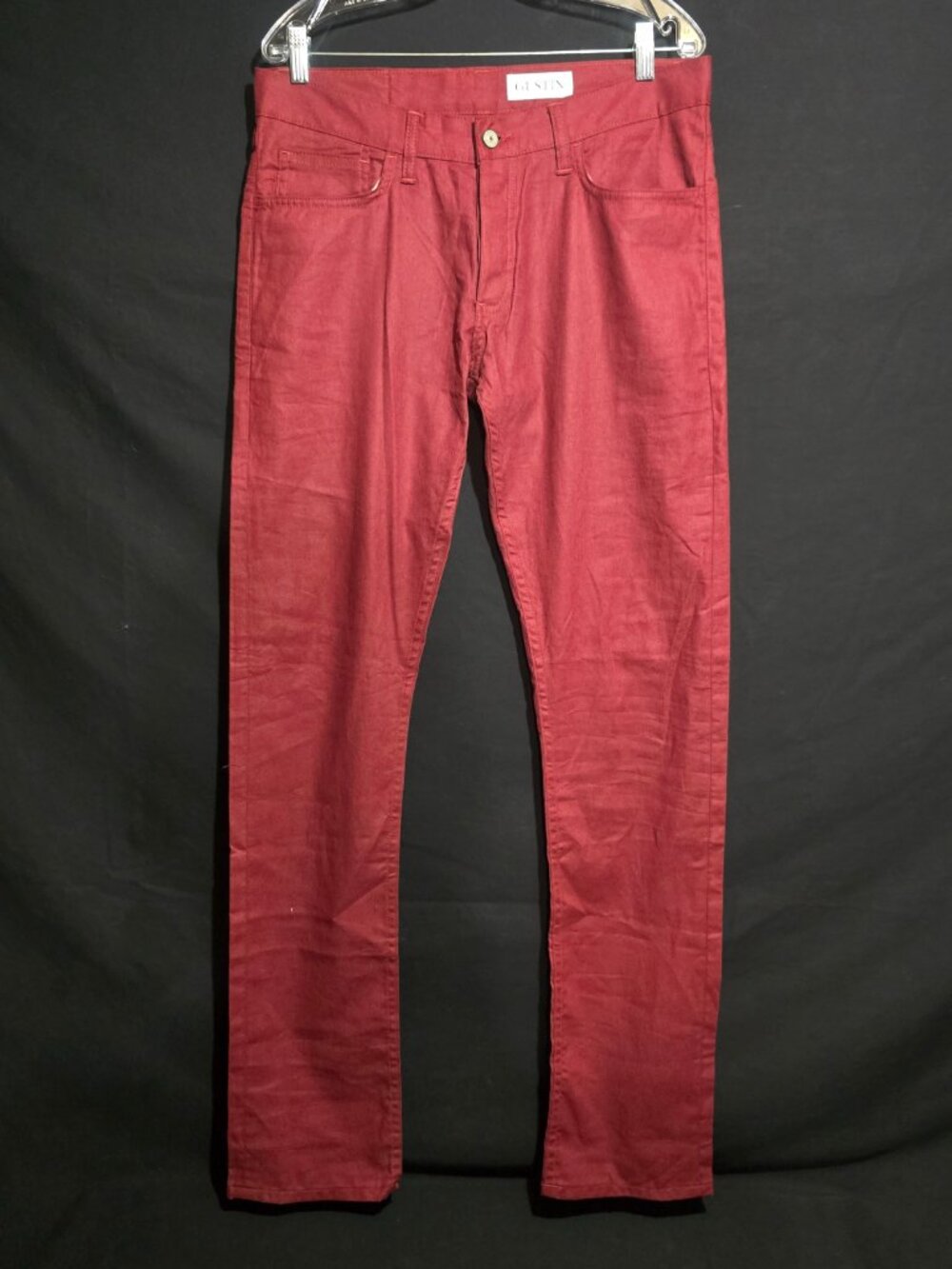 Gustin Made in USA #22 Linen 5 Pocket - Deep Red - 35*